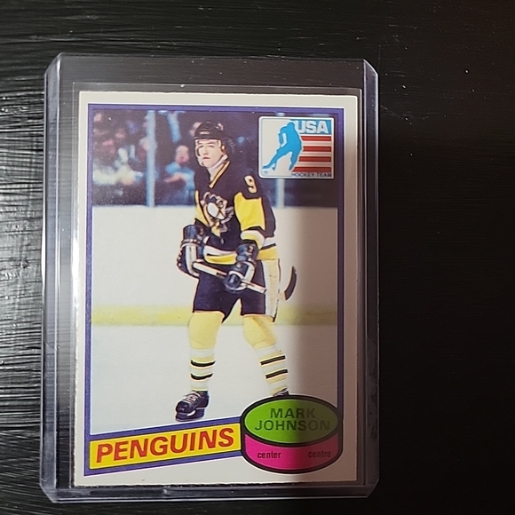 Opeechee Other - 1980-81 OPC Hockey Mark Johnson Rookie Card